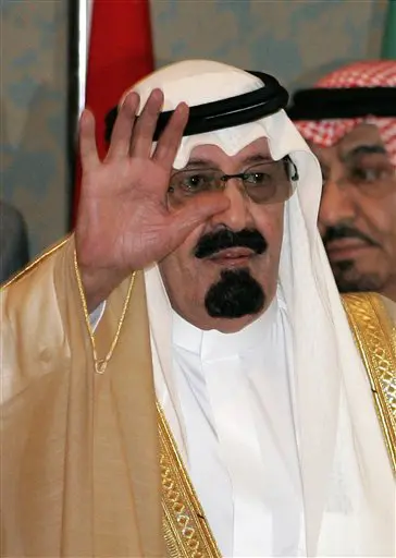 עבדאללה, מלך ערב הסעודית. טרם הגיב לבקשה האמריקאית