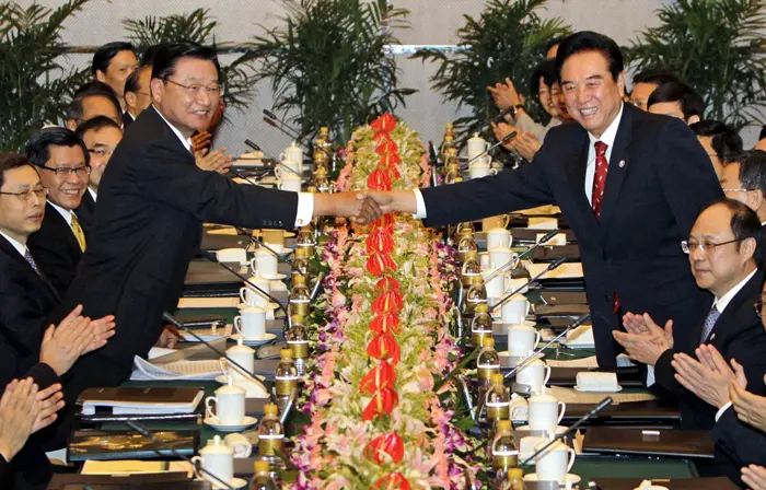 טקס חתימת הסכם הסחר בין סין לטייוואן