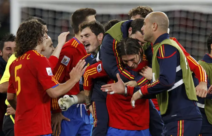 כל משחק הוא גמר. שחקני נבחרת ספרד