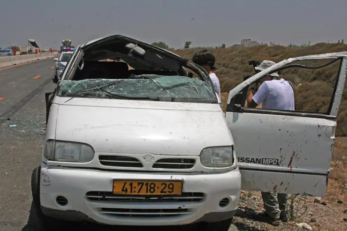 תאונת הדרכים שאירעה היום בכביש 6