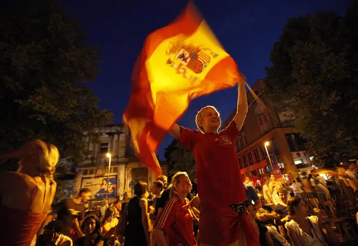כמו בספרד, גם ערביי ישראל חגגו את זכיית ספרד במונדיאל