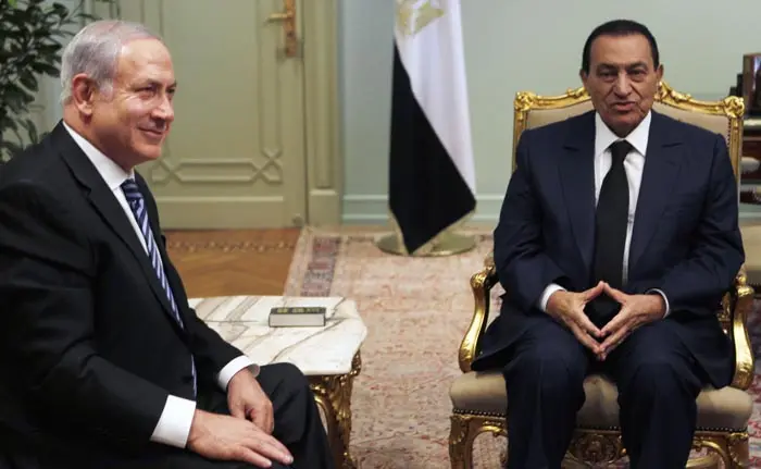 "מובארק מייצג את השאיפה לשמירה על יציבות באזור". נתניהו עם הנשיא המצרי