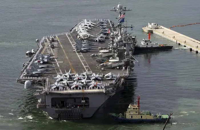 בתמרון משתתפים 20 אוניות ו-200 מטוסים. אוניית הצי האמריקאי ג'ורג' וושינגטון
