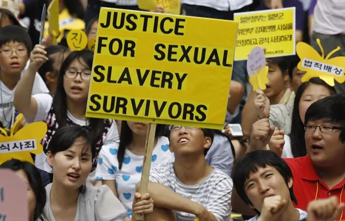 בקוריאה הדרומית דורשים מיפן לשלם פיצויים לנשים שעבדו כשפחות מין במלה"ע ה-2