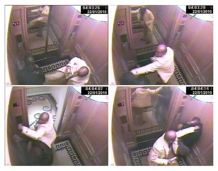 צילומים של הנסיך הסעודי מכה את המשרת שלו במעלית