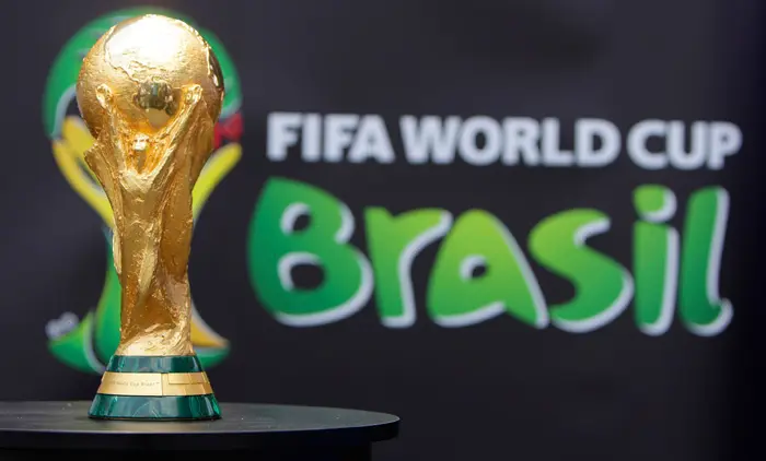 הגביע העולמי מוצג בריו דה ז'ניירו, ברזיל