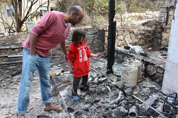 מנזקי השריפה