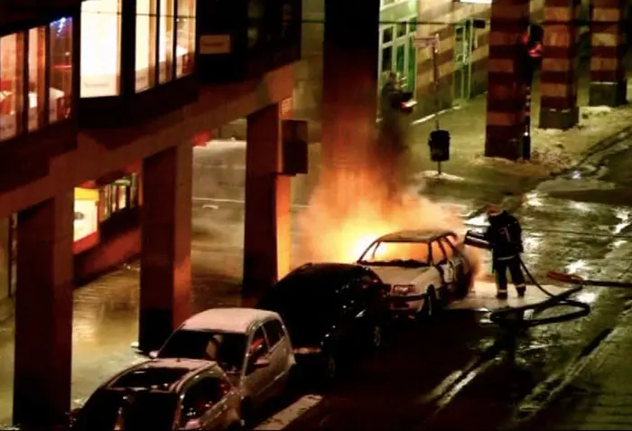 המכונית שפוצץ המתאבד החודש בשטוקהולם