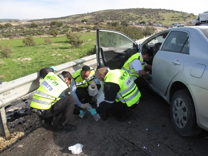 תאונת דרכים בה נהרג אדם, בין צומת קדרים לצומת צלמון, ינואר 2011