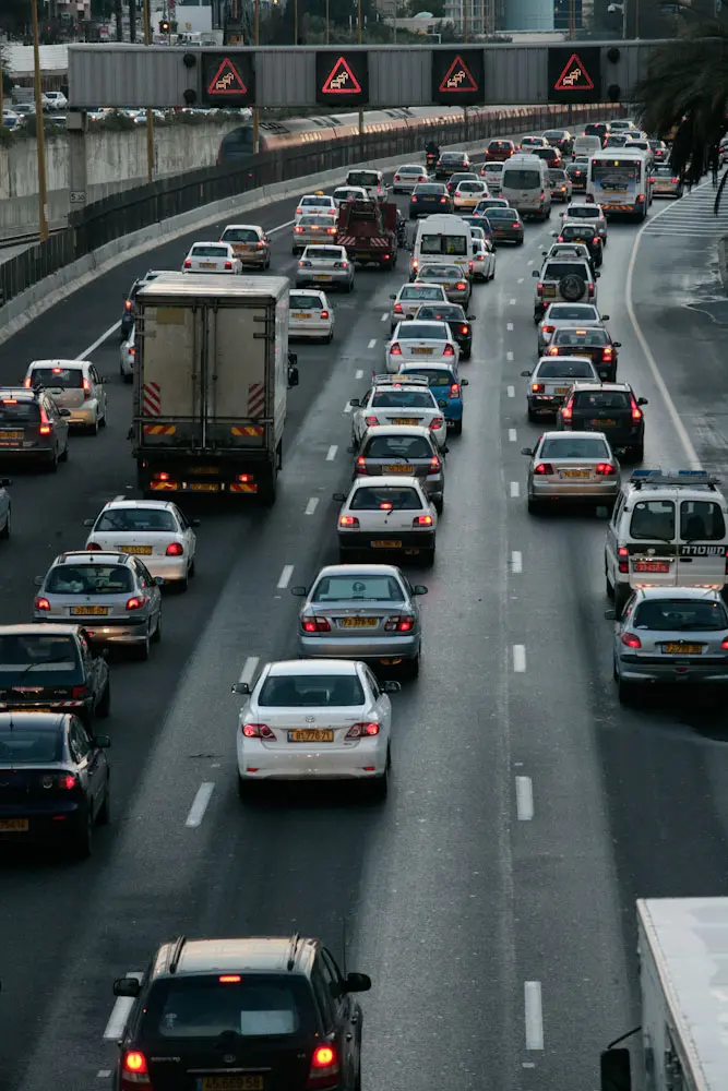 אין תזוזה בכביש 1