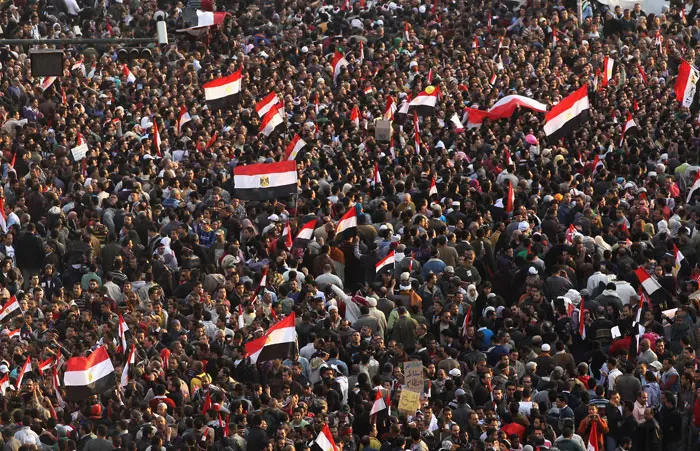 "לב המהפכות הערביות". הפגנות נגד מובארק בקהיר