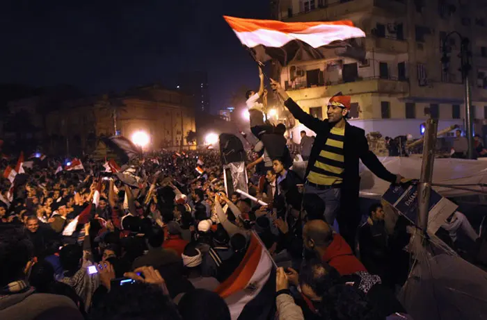 לא בלי האחים המוסלמים. חגיגות הדחתו של מובארק במצרים, פברואר 2011
