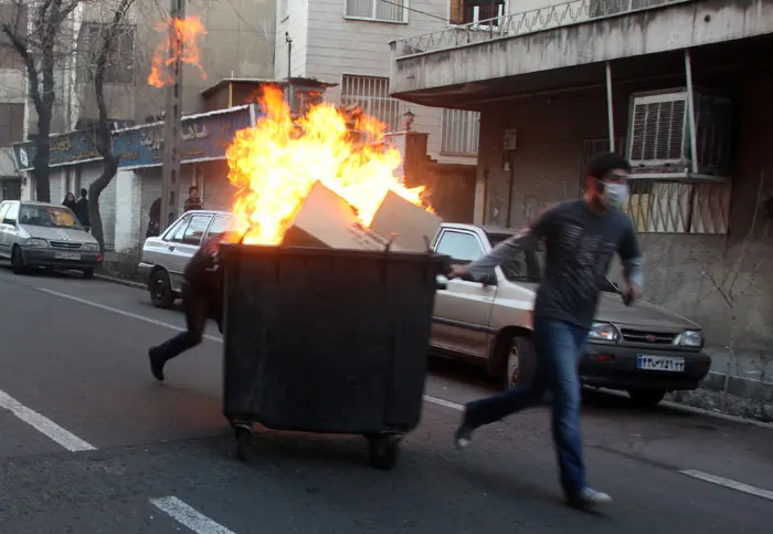 הפגנות אופוזיציה בטהרן בירת אירן, 14 בפברואר 2011