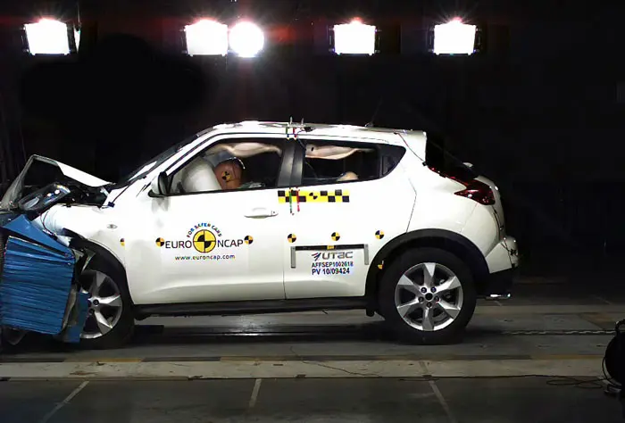 ניסאן ג'וק מבחן ריסוק Euro NCAP