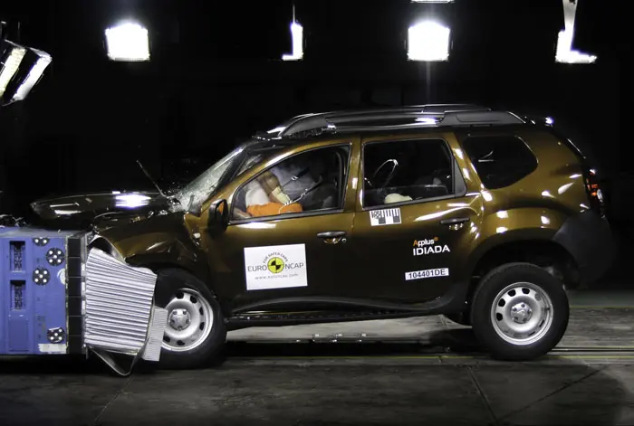 דאצ'יה דאסטר מבחן ריסוק Euro NCAP