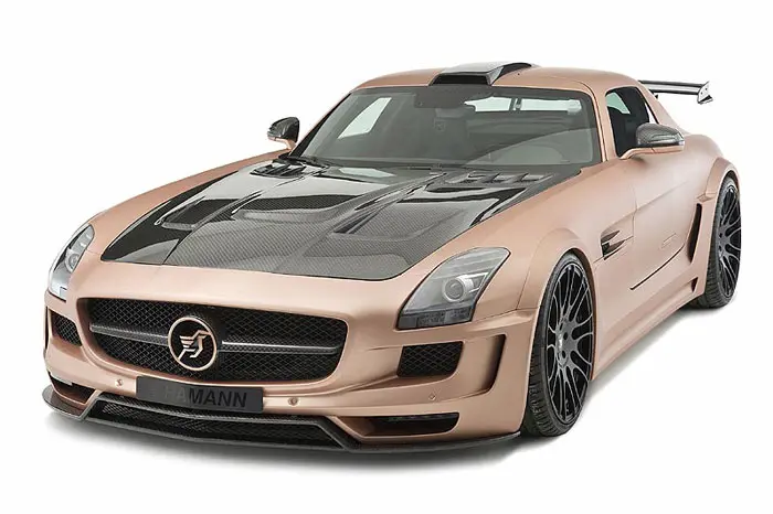 מרצדס SLS מסדנת המאן. הרבה כוח, וגם צבע ורוד