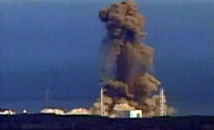 הפיצוץ בכור הגרעיני בפוקושימה שהביא לדליפת הזיהום הרדיואקטיבי