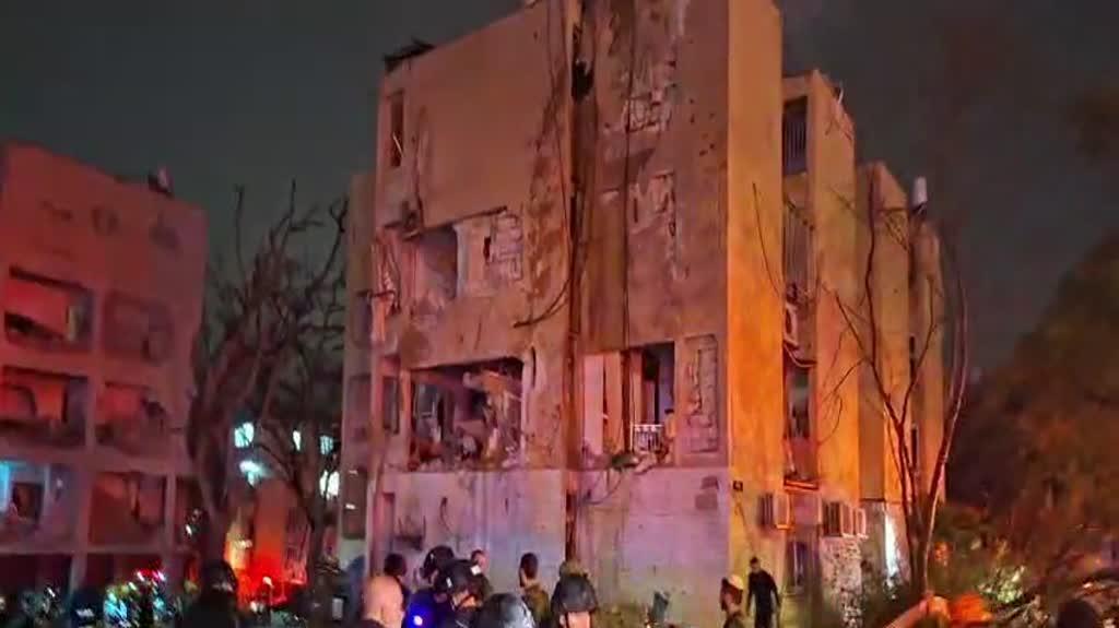 At least 84 wounded 10 in serious condition after Iranian missile strikes Arad building