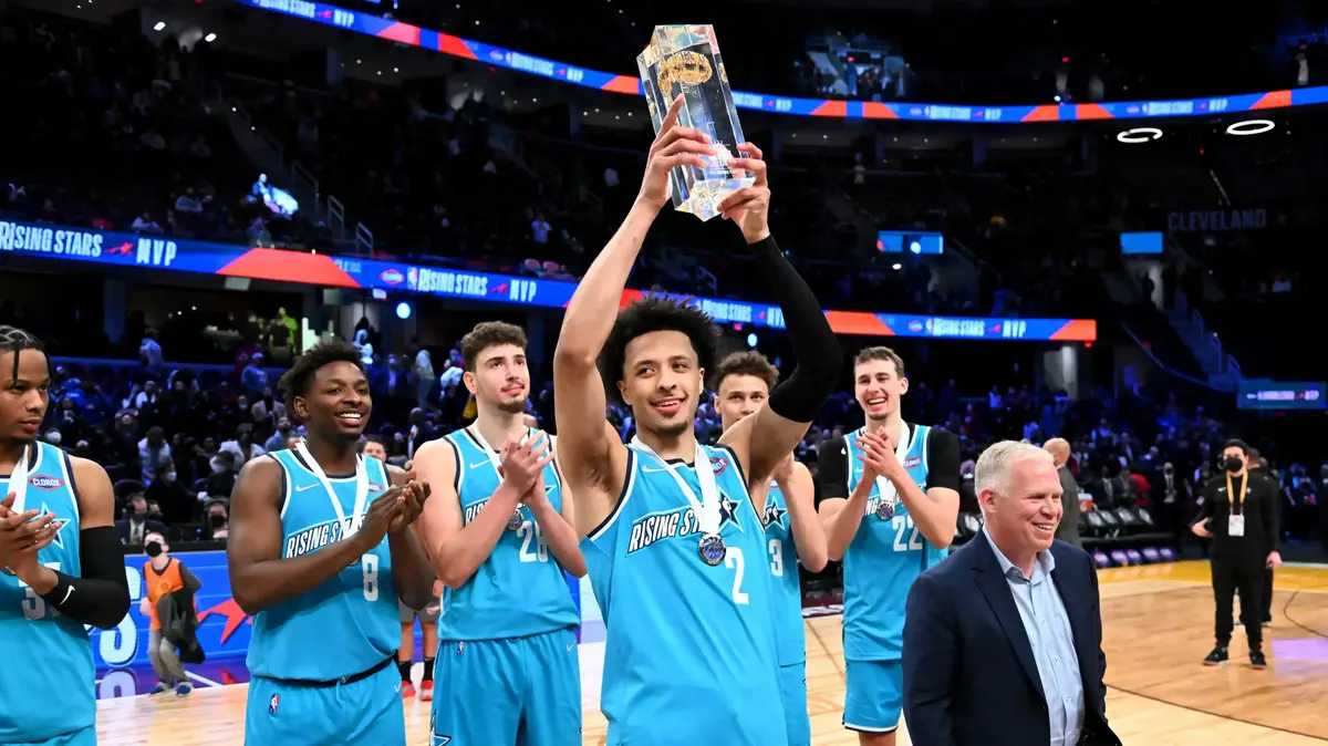 The AllStar is on its way Cunningham was named MVP in the rising