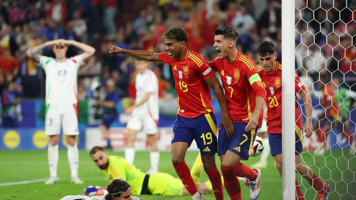 A prime and eighth place was assured: Spain beat Italy