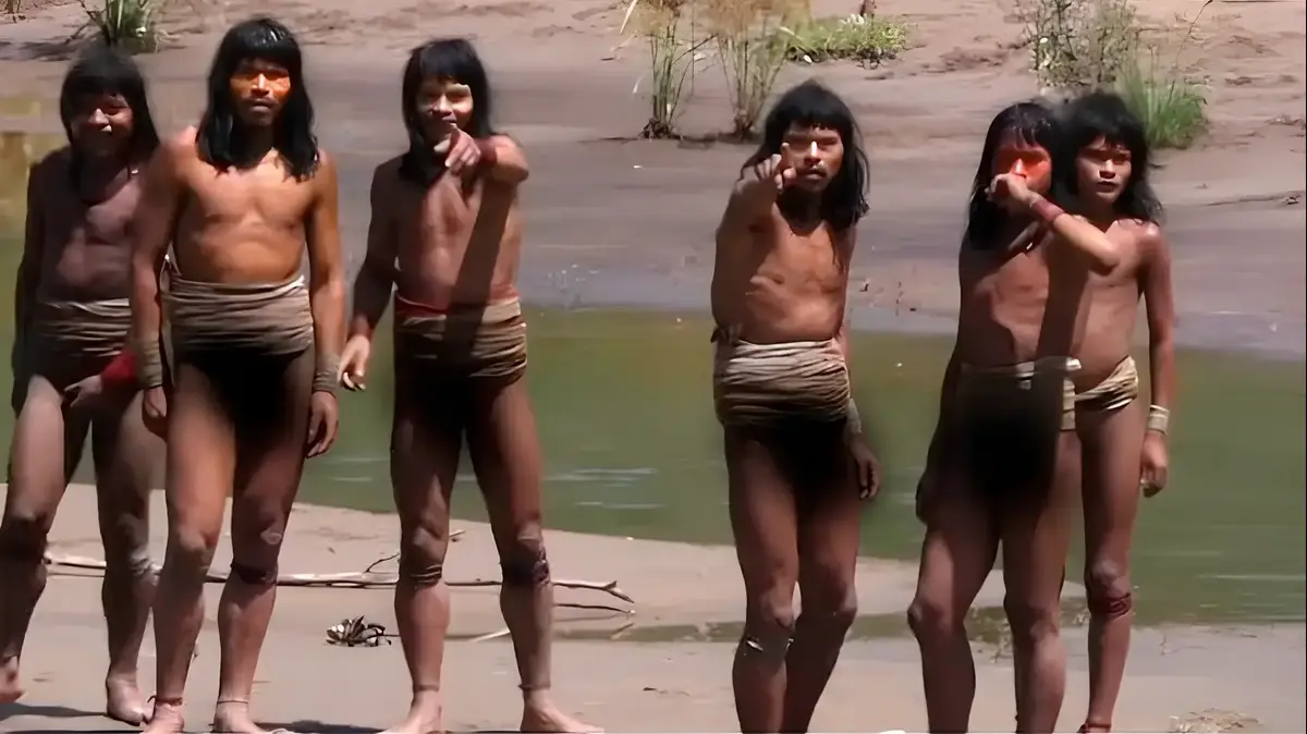 מבעד לענן פרפרים: נחשף תיעוד נדיר של השבט המבודד בעולם - רגע לפני תקיפה אכזרית