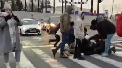 רכב דרס מפגין הלום קרב בירושלים: מצוד אחר הנהג