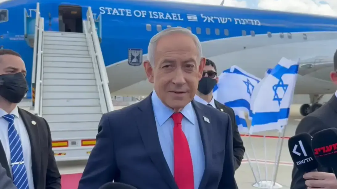 נתניהו בנתב”ג לקראת המראתו לוושינגטון: „איראן בראש סדר העדיפויות” – וואלה חדשות