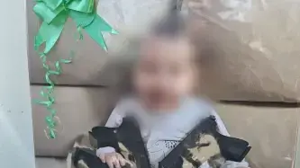 תמונה של פעוט עם נשקים לא חוקיים נמצאה במתחם של משפחת ארגון פשע בלוד | תיעוד