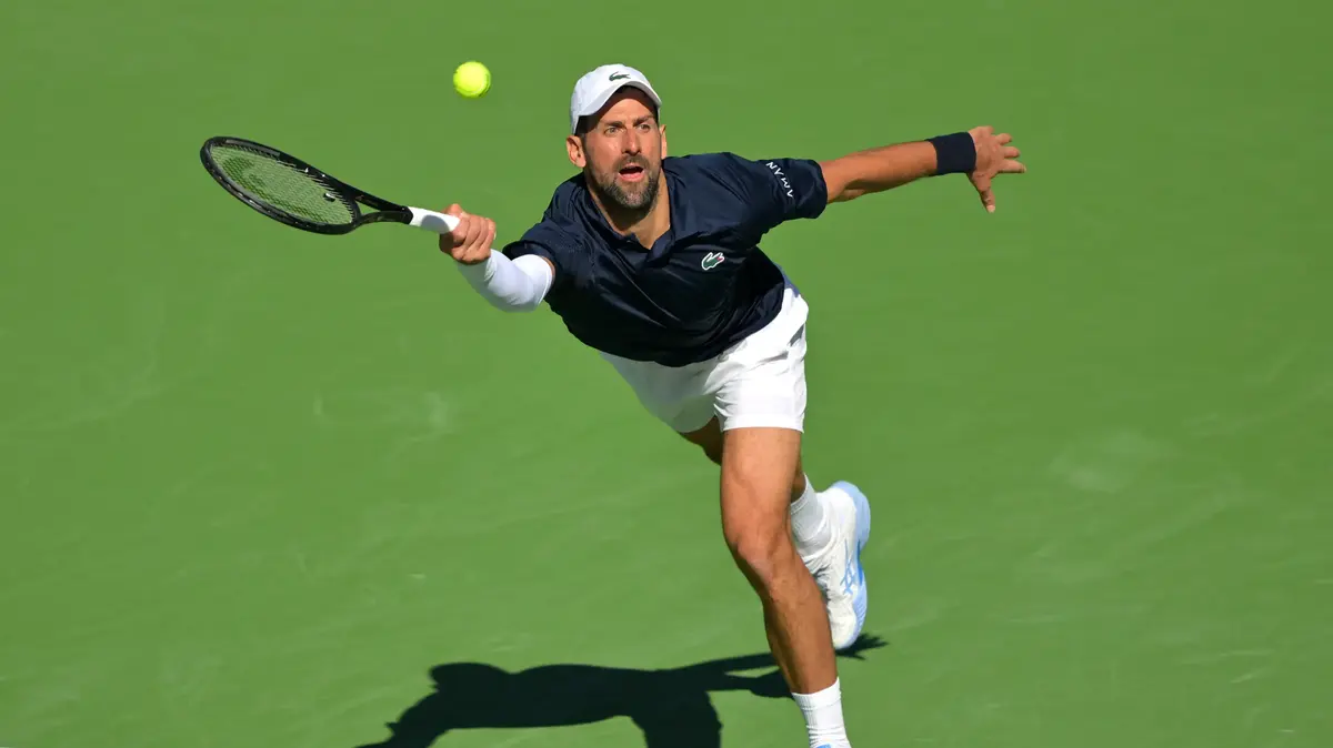 נובאק ג’וקוביץ’ שוב שמט מערכה, אך עלה שלב באינדיאן וולס – וואלה ספורט