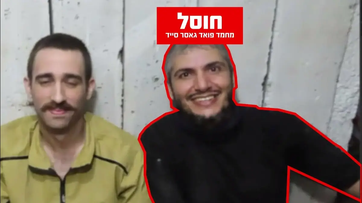 מחייך לצידו של אבינתן אור במנהרה: חוסלו שלושה מחבלים שהיו מעורבים בהחזקת חטופים...