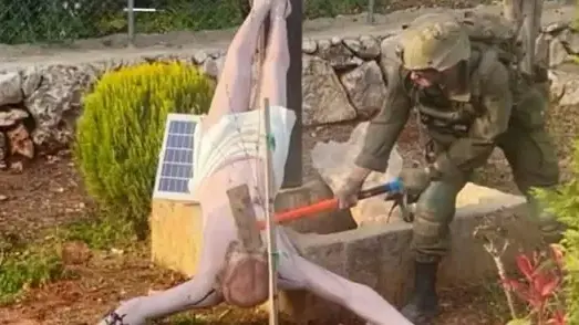 30 ימי מחבוש – והדחה מלוחמה: נקבע העונש ללוחם שניפץ פסל של ישו בדרום לבנון –...