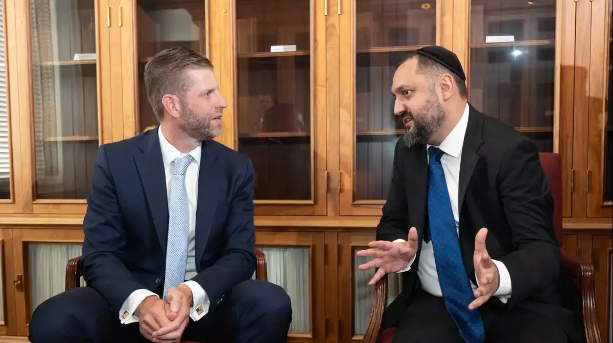 אריק טראמפ נפגש עם הרב מבאקו: "אזרבייג'ן היא ידידתנו, ישראל היא בת בריתנו"