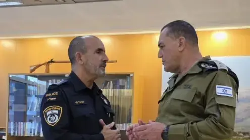 "מכפיל כוח משמעותי": מפכ"ל המשטרה והרמטכ"ל נפגשו כדי לחזק את שיתוף הפעולה ביניהם