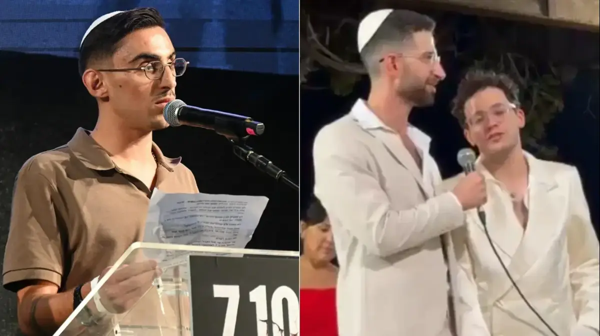 רום ברסלבסקי נגד הרב שחיתן את שחר טבוך ובן זוגו: "אתה צריך להתבייש"
