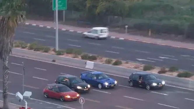 מעצר נהגים שהשתתפו במירוצי רחוב