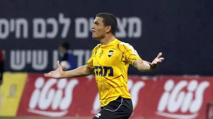 פיראס מוגרבי, מכבי נתניה, חוגג שער