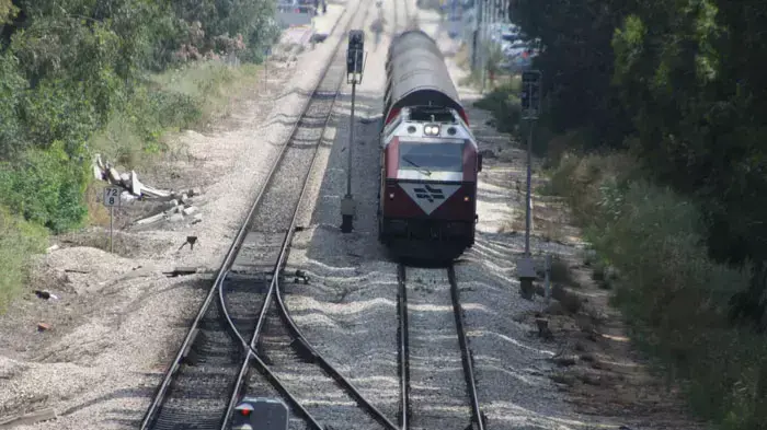 רכבת ישראל בתחנה