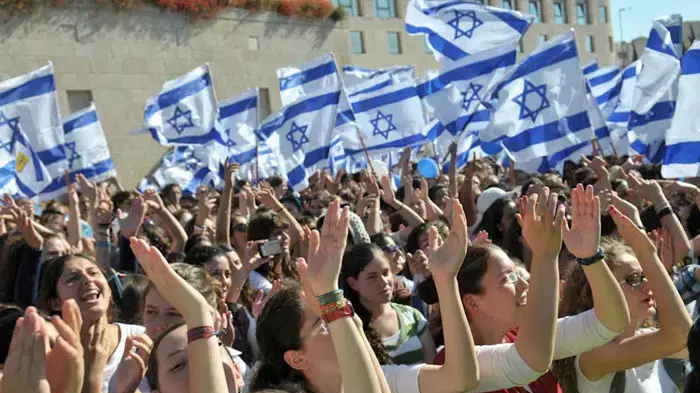 מצעד ריקוד הדגלים ועצרת בכותל לכבוד יום ירושלים, מאי 2011