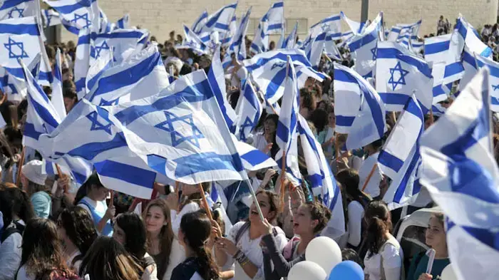 מצעד ריקוד הדגלים ועצרת בכותל לכבוד יום ירושלים, מאי 2011
