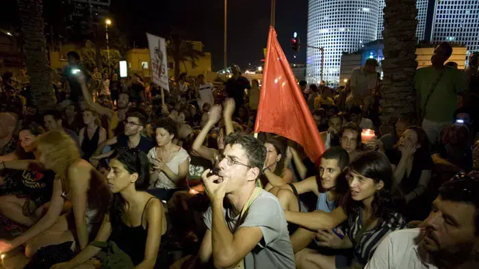 הפגנה במסגרת מחאת הדיור בתל אביב