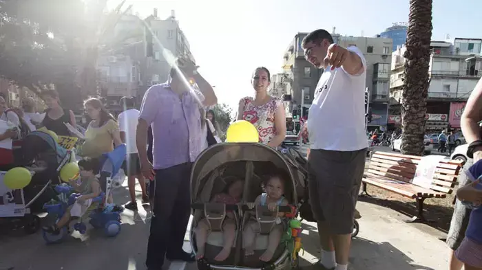 מחאת העגלות בתל אביב, יולי 2011