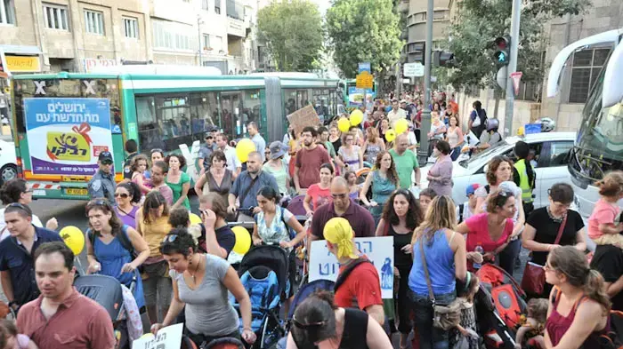 מחאת העגלות בירושלים, יולי 2011 31.7.2011
