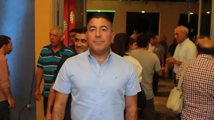 שופט הכדורגל איתן תבריזי במהלך ערב גאלה של ההתאחדות לכדורגל