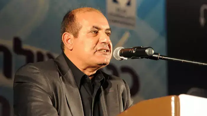 אילן אבישר יו"ר מועצת הרשות השניה נואם בכנס אילת לעיתונות