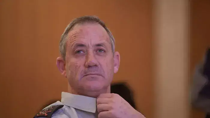 הרמטכל בני גנץ בכנס מיוחד בנושא גדר הביטחון וגבולות ישראל בבניני האומה, ירושלים, דצמבר 2011
