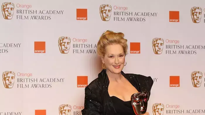 מריל סטריפ בטקס פרסי האקדמיה הבריטית (BAFTA) בלונדון, 12 פברואר 2012