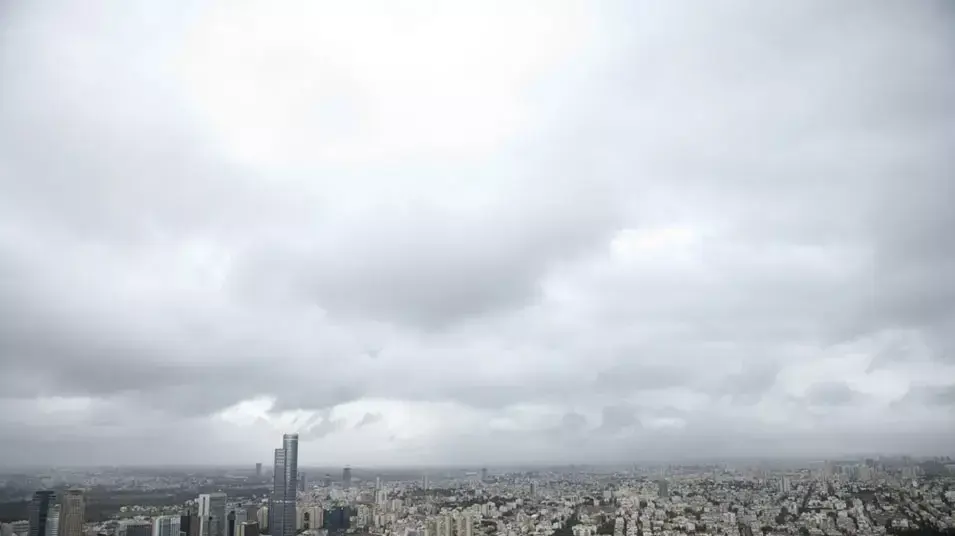 תמונות מהגג של עזריאלי פברואר 2012