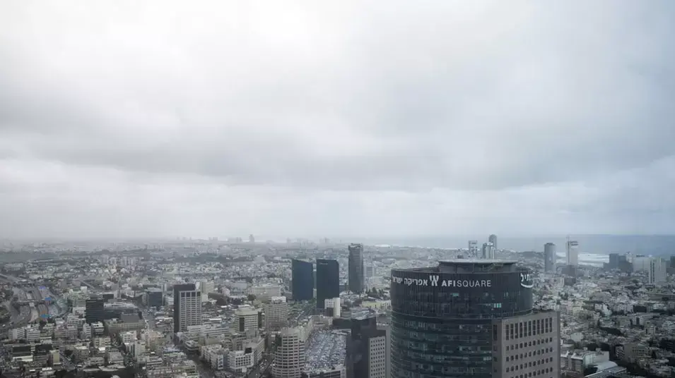 תמונות מהגג של עזריאלי פברואר 2012