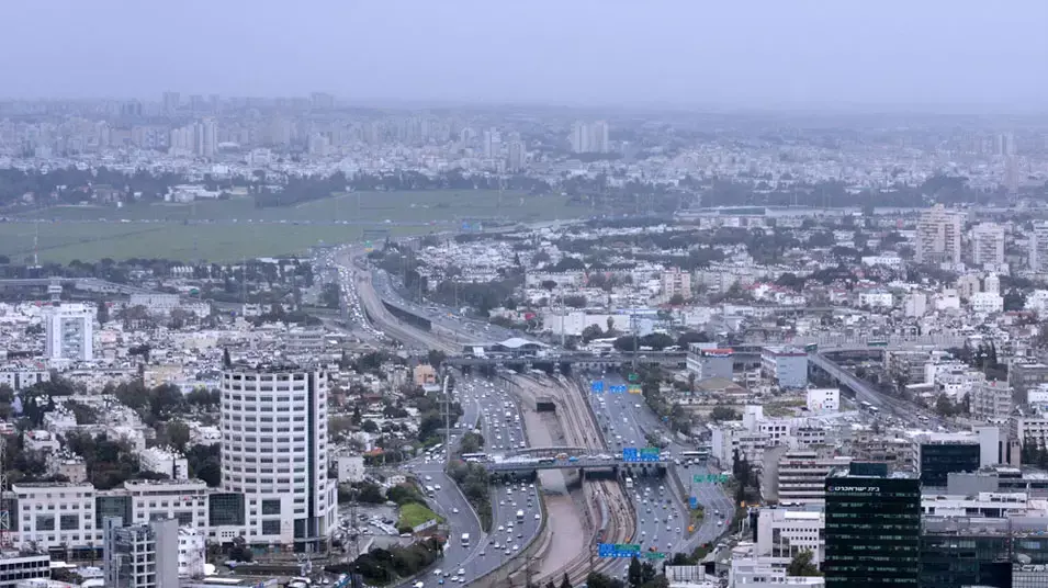 תמונות מהגג של עזריאלי פברואר 2012