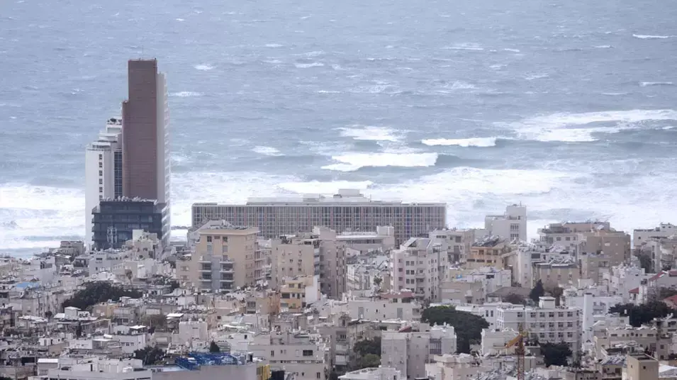 תמונות מהגג של עזריאלי פברואר 2012